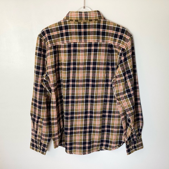 NWT Dark Seas Academy Woven Plaid Flannel Button Up Shirt - Black Combo - M - Picture 5 of 8
